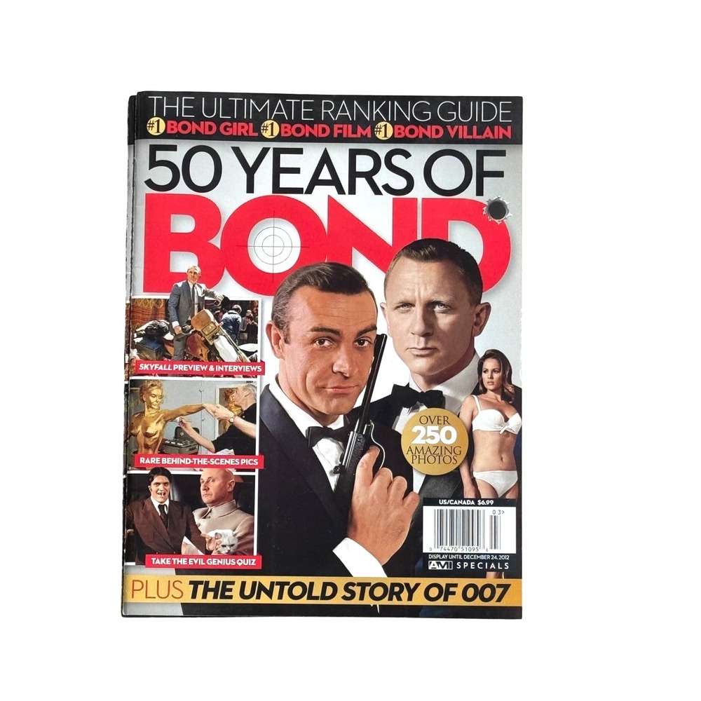 AMI 50 Years of Bond Magazine 007 Anniversary Guide‎ Collector Item Multi